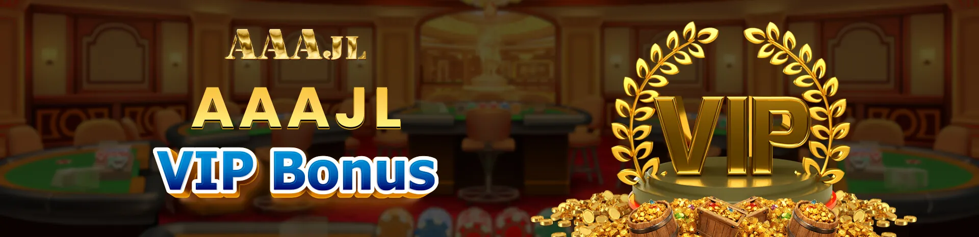jljl777 Arcade Games Hero Banner with Gold and Red Tones